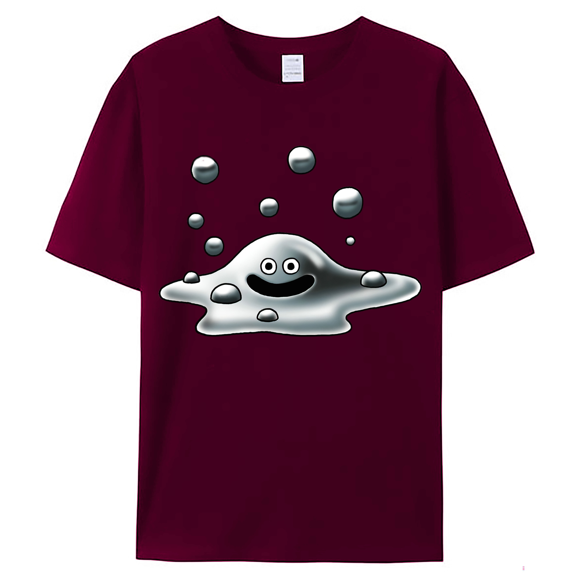 （画像用） ドラゴンクエスト Doragon Kuesuto Dragon Quest レディースカジュアルプリントTシャツ（綿100％）